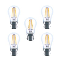 Integral LED Mini Globus aus Glaskolben B22 4.5W (40W) 2700K Dimmbare Lampe - 5er Pack