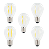 Integral LED Mini Globus aus Glaskolben E27 2W (25W) 2700K Nicht-Dimmbare Lampe - 5er Pack