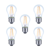 Integral LED Mini Globus aus Glaskolben E27 4.5W (40W) 2700K Dimmbare Lampe - 5er Pack