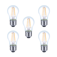 Integral LED Mini Globus aus Glaskolben E27 4.5W (40W) 2700K Dimmbare Lampe - 5er Pack