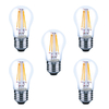 Integral LED Mini Globus aus Glaskolben E27 4W (40W) 2700K Nicht-Dimmbare Lampe - 5er Pack