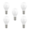 Integral LED Mini Globus B15 5.5W (40W) 2700K Nicht dimmbare Mattlampe - 5er Pack