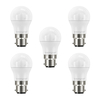 Integral LED Mini Globus B22 7.5W (60W) 2700K Nicht dimmbare Mattlampe - 5er Pack