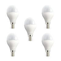 Integral LED Mini Globus E14 5.6W (40W) 2700K Dimmbare Mattlampe - 5er Pack