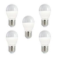Integral LED Mini Globus E27 5.6W (40W) 2700K Dimmbare Mattlampe - 5er Pack