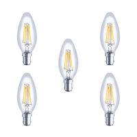 Integral LED Vollglaskerzenlampe B15 3.5W (31W) 2700K Dimmbare Lampe - 5er Pack