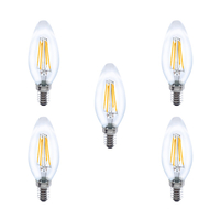 Integral LED Vollglaskerzenlampe E14 3.5W (31W) 2700K Dimmbare Lampe - 5er Pack