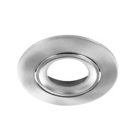 Integral Lünette für kippbares feuerfestes Downlight - Satin Nickel