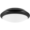 Integral Schwarzes Robustes Gehäuse IK10 + LED-Schott 15W (95W) 4000K (Kaltweiß)