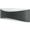 Integral Wave Wandleuchte IP65 7w 310lm 3000K - Dunkelgrau