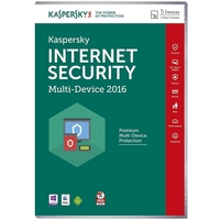 Kaspersky Internet Security 2016 Multi-Device,  5 Geräte (PC) 1 Jahr