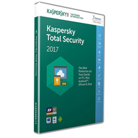 Kaspersky Total Security 2017 3 Geräte - Für PC/Mac/Android 1 Jahr