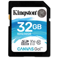 Kingston 32GB Canvas Go SD Karte (SDHC) U3 V30 - 90MB/s