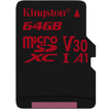 Kingston 64GB Canvas React Micro SD-Karte (SDXC) UHS-I U3 V30 - 100 MB/s