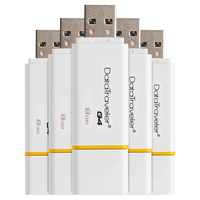 Kingston 8GB DataTraveler USB 3.0 Flash-Laufwerk - 5 Pack FFP