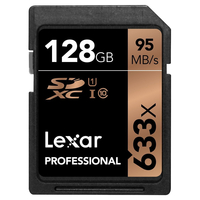 Lexar 128GB Professional 633x SDXC Karte UHS-I U3 - 95MB/s