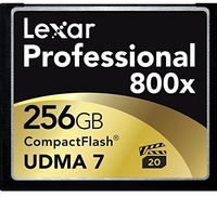 Lexar 256GB 800X Professional CompactFlash Karte