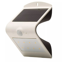 Luceco Solar Guardian Wandleuchte mit PIR - Weiß (IP44)