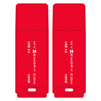 MyMemory 128GB 3.0 USB Flash-Laufwerk - Rot - 200MB/s - 2er Pack