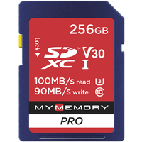 MyMemory 256GB V30 PRO High Speed SD Karte (SDXC) UHS-1 U3 - 100MB/s FFP