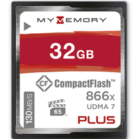 MyMemory PLUS 32GB 866X Compact Flash Karte - 130MB/s