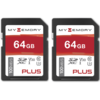 MyMemory PLUS 64GB V30 Micro SD Karte (SDXC) UHS-1 U3 - 2er Pack - 100MB/s