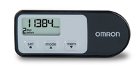Omron Dreiachsen-Schrittzähler - Schwarz (HJ-321)