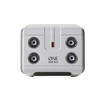 One For All 4-Wege TV Signal Booster / Splitter