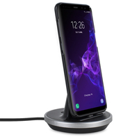 oneo 2.4A USB-C Ladestation für Telefone - Schwarz