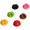 oneo Mehrfarbige Kabel- und Schnur-Organisationsclips - 6er-Pack