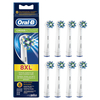 Oral B Cross Action Ersatz Aufsteckbürsten - 8 Stk.