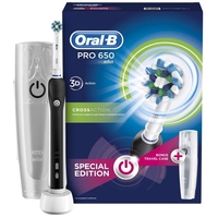 Oral-B Pro 650 CrossAction Elektrische Zanhbürste - Schwarz (Special Edition)