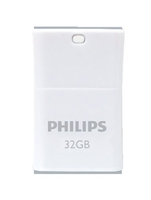 Philips 32GB Pico 2.0 USB Stick- Weiß/Grau