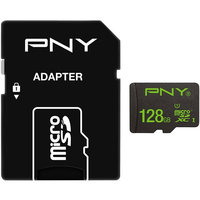 PNY 128GB Micro SD Karte (MicroSDXC) Klasse 10 UHS-1 U1 - 100MB / s