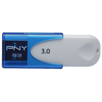 PNY 64GB Attache 4 USB 3.0 Flash-Laufwerk 80MB/s - Blau