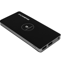PowerZ 10000mah Wireless Power Bank - Schwarz