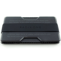 Radix One Slim Wallet - Rauchschwarz