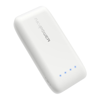 RAVPower 2.4A 6700mAh Tragbare Power Bank - Weiß