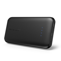 RAVPower 3A 10000mAh Tragbare Power Bank mit Schnellladung 3.0 - Schwarz