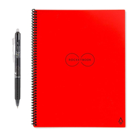 Rocketbook Everlast Smart Wiederverwendbares Notizbuch A4 - Rot