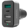 Romoss Rocket Power Lite 3A 4-Port Autoladegerät - Schwarz