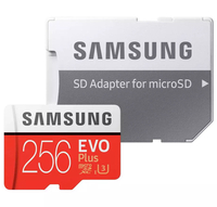 Samsung 256GB Evo Plus Micro SD Karte (SDXC) UHS-I U3 + Adapter - 100MB/s