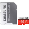 Samsung 64GB Evo Plus Micro SD Karte (SDXC) + Adapter - 100MB/s