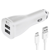 Samsung Dual KFZ-Ladegerät + USB-C-Kabel - Weiß FFP