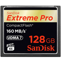 SanDisk 128GB Extreme Pro Compact Flash Karte - 160MB/s