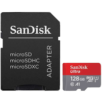 SanDisk 128GB Ultra Android Micro SD Karte (SDXC) UHS-I + Adapter - 100MB/s