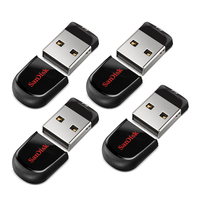 SanDisk 16 GB Cruzer Fit USB Stick - 4 Stück