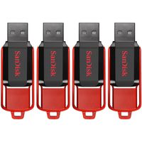 SanDisk 16GB Cruzer Switch USB Flash Laufwerk - 4 Stück