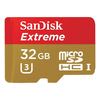 SanDisk 32GB Extreme Micro SD (SDHC) Karte + Adapter 90MB/s Class 10 UHS-I U3 mit Rescue Pro Deluxe - DOPPELPACK