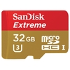 SanDisk 32GB Extreme Micro SD (SDHC) Karte + Adapter 90MB/s Class 10 UHS-I U3 mit Rescue Pro Deluxe
